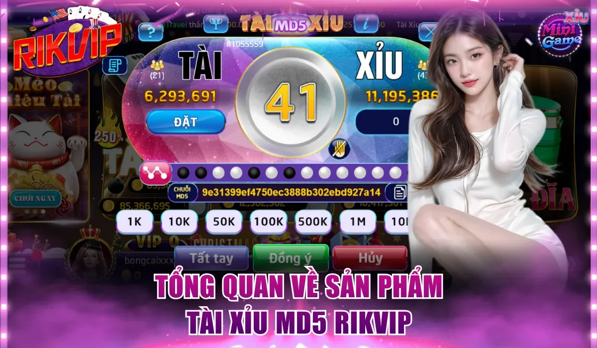 Tổng quan về sản phẩm tài xỉu MD5 Rikvip